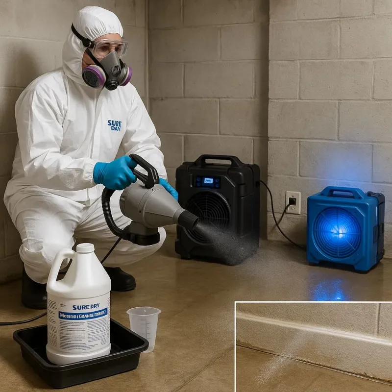 Sanitization and Odor Removal process in Eagle Lake, TX